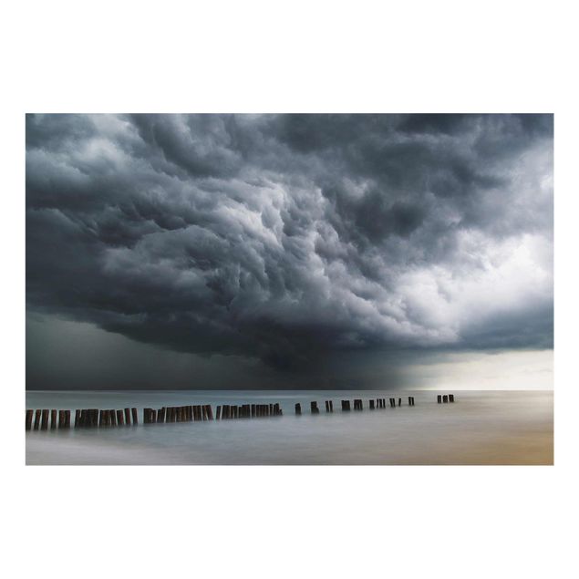 Quadro in vetro - Nubi di tempesta sul Mar Baltico - Orizzontale 3:2