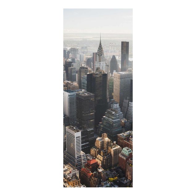 Quadro in vetro - The Empire State Building Upper Manhattan Ny - Pannello