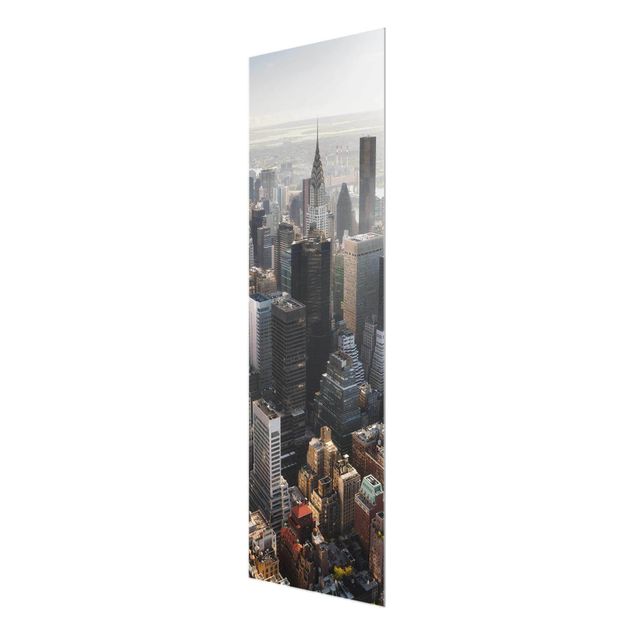 Quadro in vetro - The Empire State Building Upper Manhattan Ny - Pannello