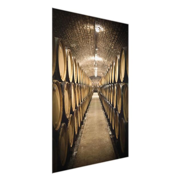 Quadro in vetro - Wine cellar - Verticale 3:4