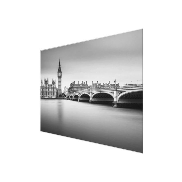 Quadro in vetro - Ponte di Westminster e il Big Ben - Large 3:4