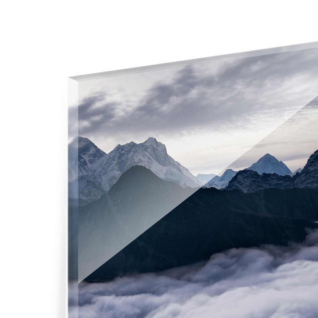 Quadro in vetro - Mare di nubi in Himalaya - Large 3:4