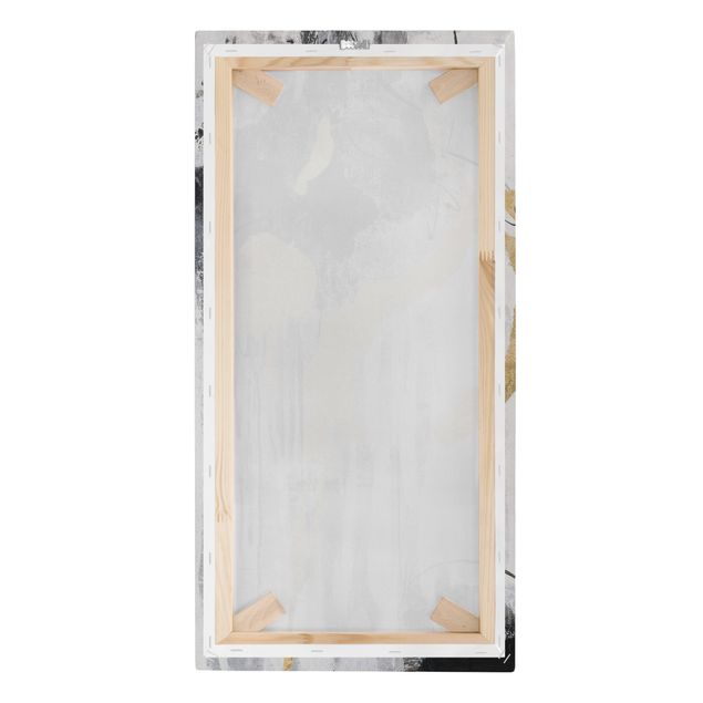 Stampa su tela - Pioggia d'oro - Formato verticale1:2