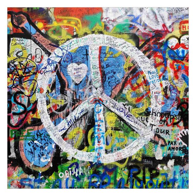 Carta da parati  - Graffiti Wall Peace Sign