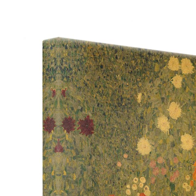 Stampa su tela - Gustav Klimt - Farmhouse Garden - Quadrato 1:1