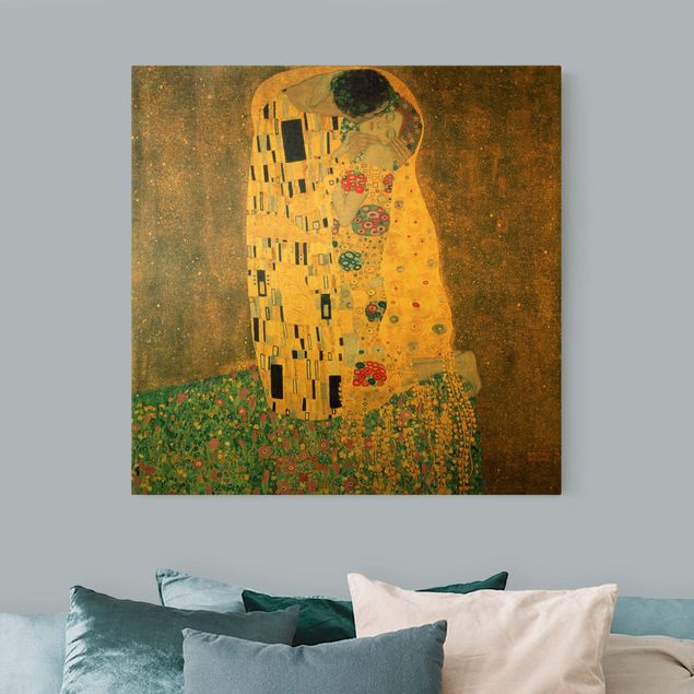 Quadri moderni per soggiorno Gustav Klimt - Il bacio