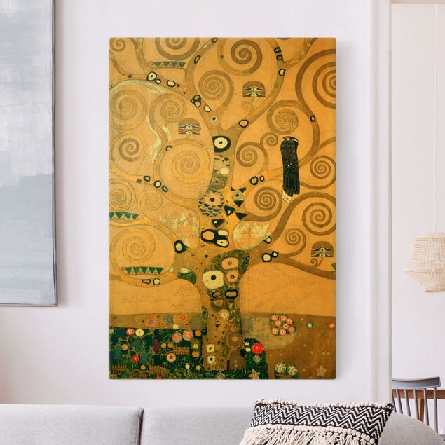 Stampe su tela paesaggio Gustav Klimt - L'albero della vita