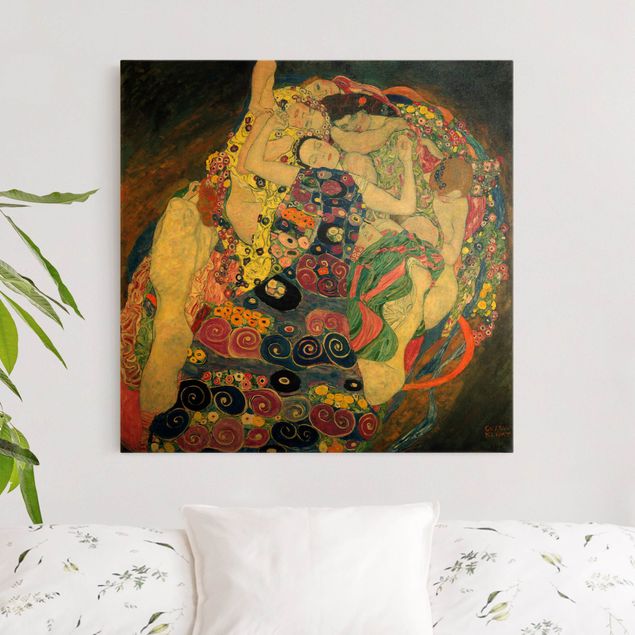 Riproduzioni su tela Gustav Klimt - La Vergine