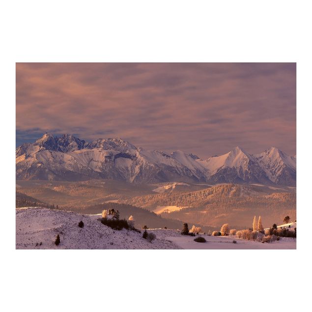 Carta da parati - Alte Tatras al Mattino