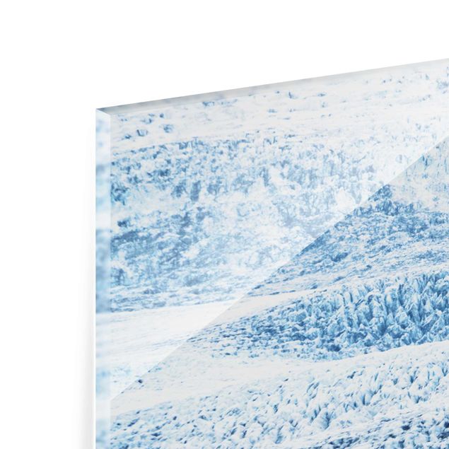 Quadro in vetro - Fantasia glaciale islandese