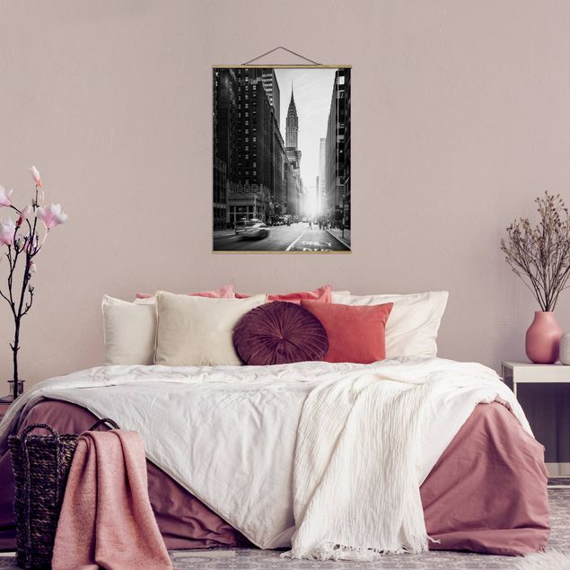 Foto su tessuto da parete con bastone - Vivace New York - Verticale 3:4