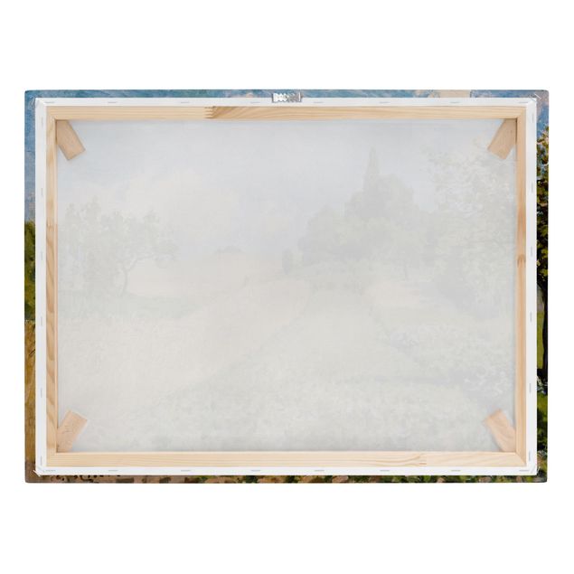 Stampa su tela - Alfred Sisley - Paesaggio di estate con i campi - Orizzontale 4:3