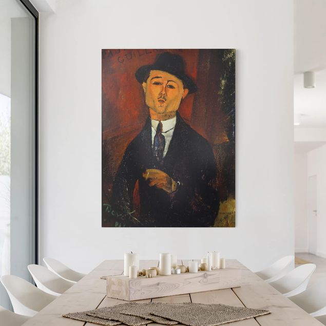Quadri moderni per soggiorno Amedeo Modigliani - Ritratto di Paul Guillaume