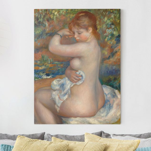 Riproduzioni su tela Auguste Renoir - Dopo il bagno