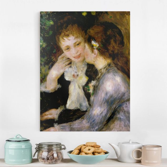 Riproduzioni su tela quadri famosi Auguste Renoir - Confidenze