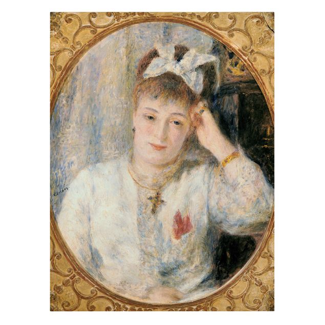 Stampa su tela - Auguste Renoir - Ritratto di Marie Murer - Verticale 3:4