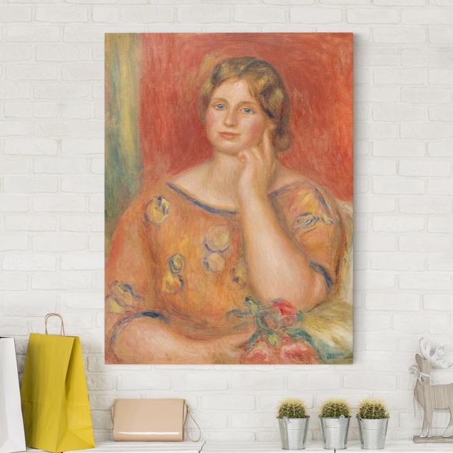 Riproduzioni su tela quadri famosi Auguste Renoir - La signora Osthaus