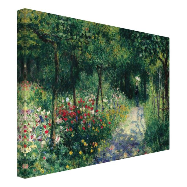 Stampe su tela Auguste Renoir - Donne in giardino