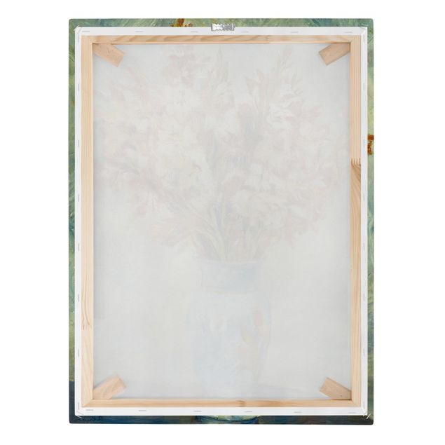 Stampa su tela - Auguste Renoir - Gladiolus in Vaso blu - Verticale 3:4