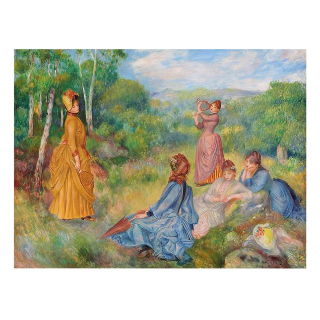 Quadri su tela Auguste Renoir - Giovani donne che giocano a badminton