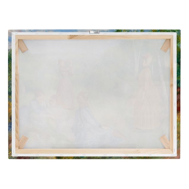 Stampa su tela - Auguste Renoir - Ragazze che giocano Badminton - Orizzontale 4:3