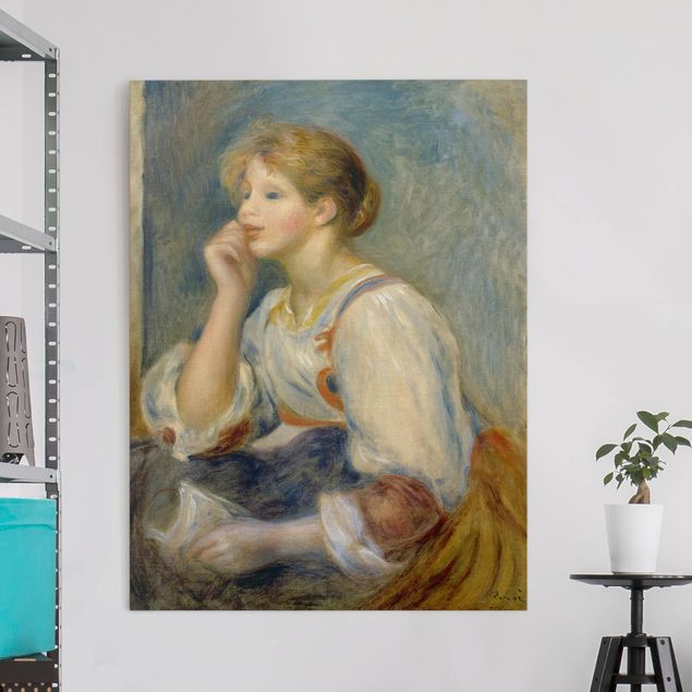 Riproduzioni su tela Auguste Renoir - Donna con lettera