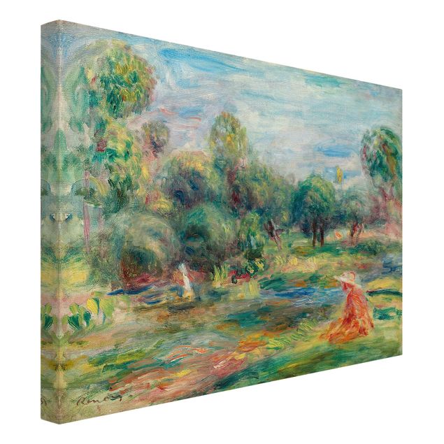Quadri moderni per soggiorno Auguste Renoir - Paesaggio a Cagnes