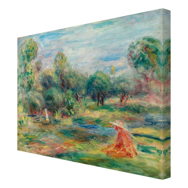 Stampa su tela - Auguste Renoir - Paesaggio a Cagnes - Orizzontale 4:3