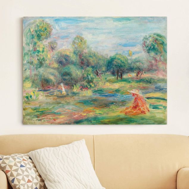 Quadri foresta Auguste Renoir - Paesaggio a Cagnes