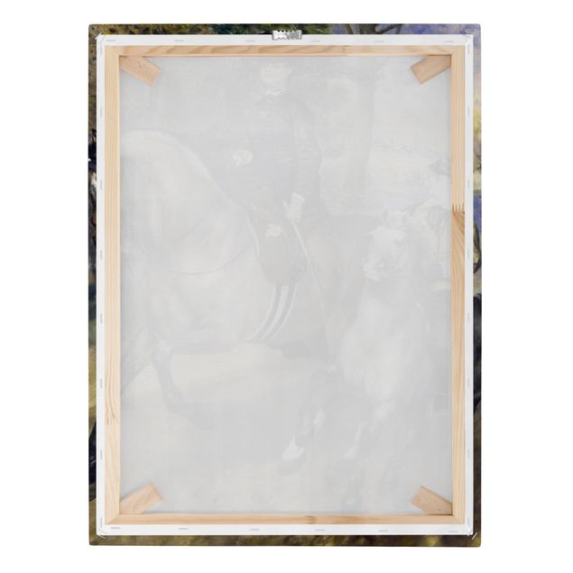 Stampa su tela - Auguste Renoir - Cavalieri al bois de Boulogne - Verticale 3:4
