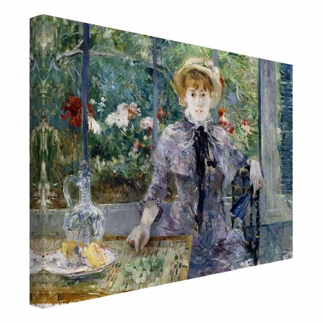 Stampe su tela Berthe Morisot - Dopo il pranzo