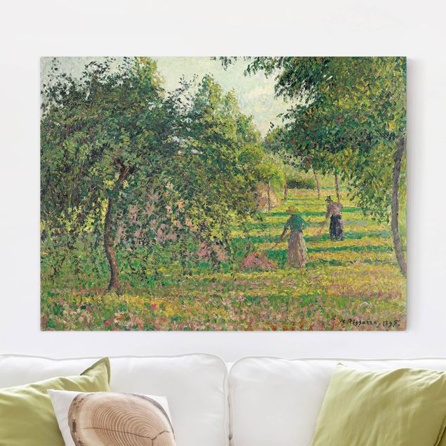 Quadri foresta Camille Pissarro - Meli e ortiche, Eragny
