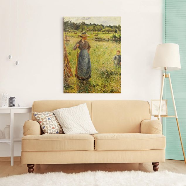 Riproduzione quadri su tela Camille Pissarro - Il fienaio