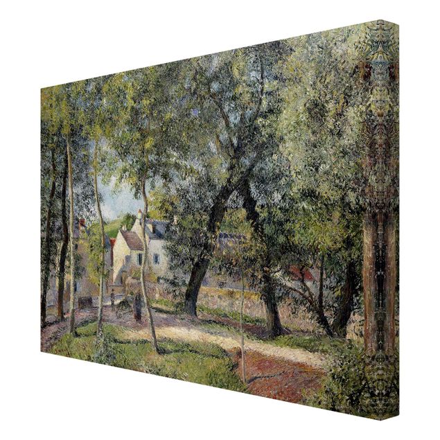 Stampa su tela - Camille Pissarro - Paesaggio a Osny vicino Irrigazione - Orizzontale 4:3