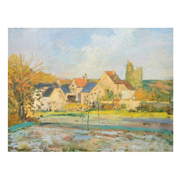 Stampa su tela - Camille Pissarro - Paesaggio vicino Pontoise - Orizzontale 4:3
