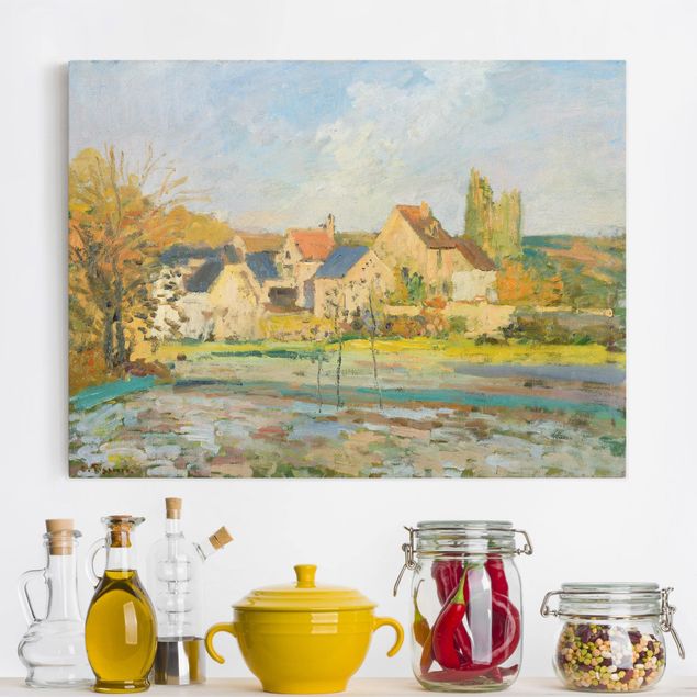 Riproduzione quadri su tela Camille Pissarro - Paesaggio vicino a Pontoise