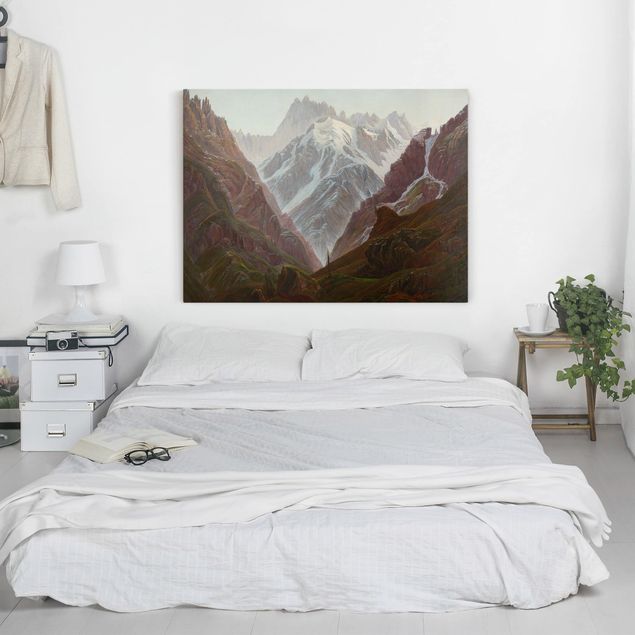 Riproduzioni su tela quadri famosi Carl Gustav Carus - Alta montagna
