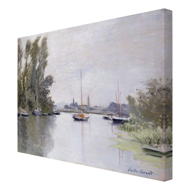 Stampa su tela - Claude Monet - Arganteuil visto dal piccolo Braccio della Senna - Orizzontale 4:3