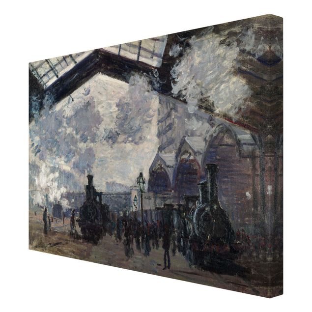 Stampa su tela - Claude Monet - Gare Saint Lazare - Orizzontale 4:3