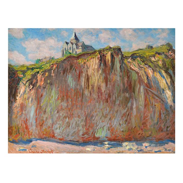 Riproduzioni su tela quadri famosi Claude Monet - La chiesa di Varengeville alla luce del mattino