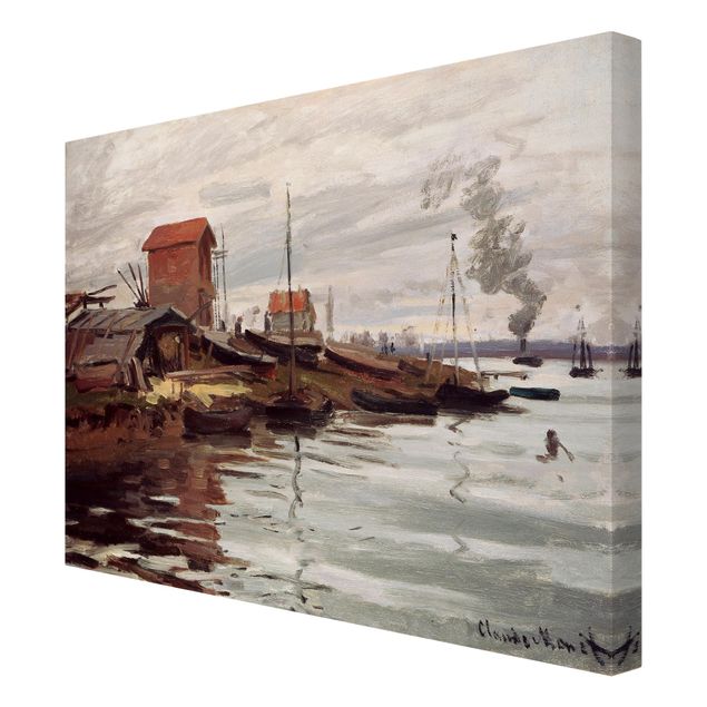 Stampa su tela - Claude Monet - La Senna a Petit-Gennevilliers - Orizzontale 4:3