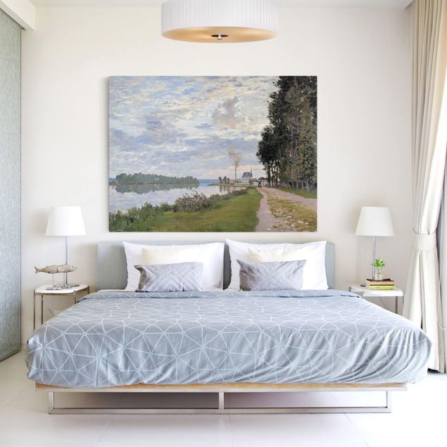 Quadri moderni per soggiorno Claude Monet - Il lungomare di Argenteuil