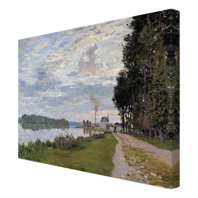 Stampa su tela - Claude Monet - La Passeggiata a Argenteuil - Orizzontale 4:3