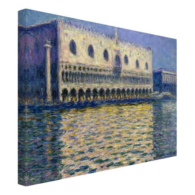 Stampa su tela Claude Monet - Il Palazzo Ducale