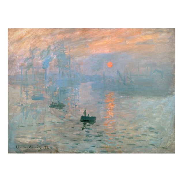 Stampe su tela Claude Monet - Impressione (alba)