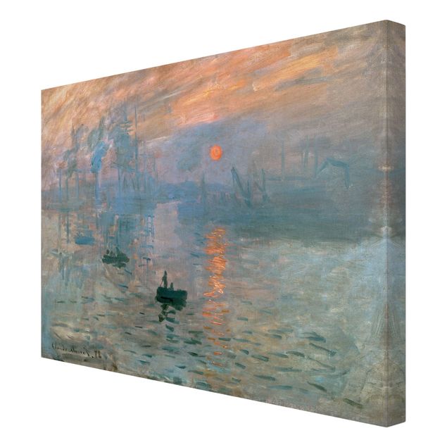 Stampa su tela - Claude Monet - Impression (Alba) - Orizzontale 4:3