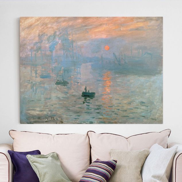 Stampe su tela di Claude Monet Claude Monet - Impressione (alba)