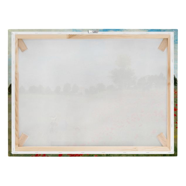 Stampa su tela - Claude Monet - Campo di papaveri a Argenteuil - Orizzontale 4:3