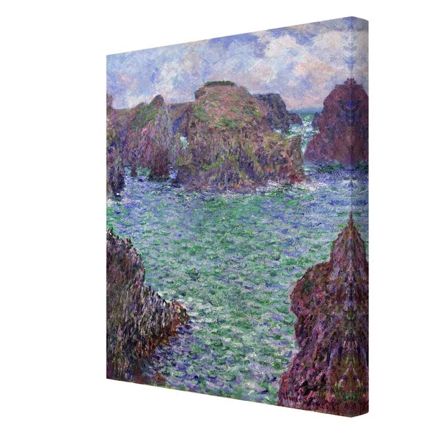 Stampe su tela Claude Monet - Port-Goulphar, Belle-Île