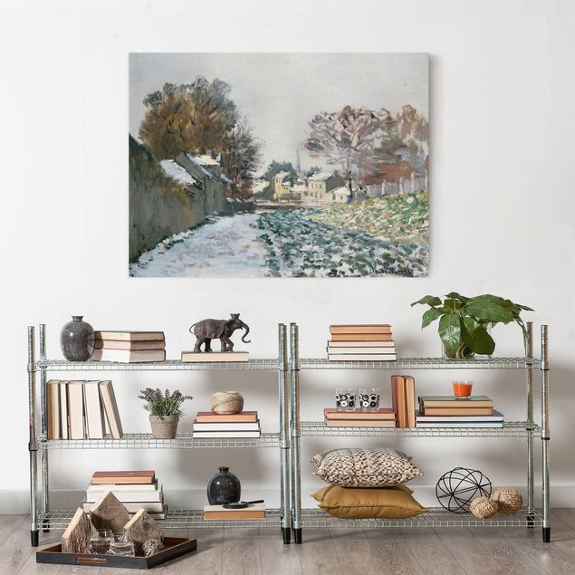 Riproduzione quadri su tela Claude Monet - Neve ad Argenteuil